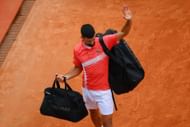 Novak Djokovic at the Rolex Monte-Carlo Masters - Day Four - Source: Getty